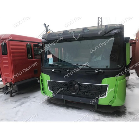 Кабина в сборе Shacman X3000 Самосвал Зеленая под Cummins