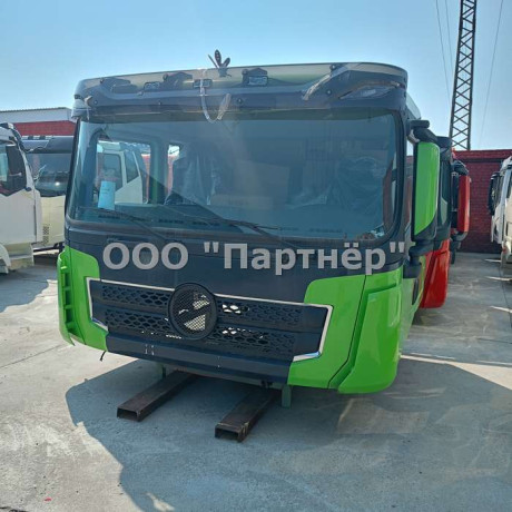 Кабина в сборе Shacman X3000 Самосвал Зеленая под Weichai